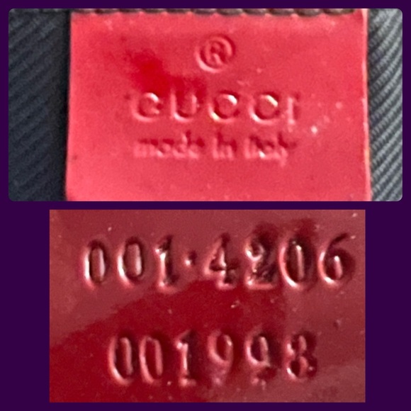 Authentic Gucci Canvas/Patent Leather crossbody - Picture 11 of 13